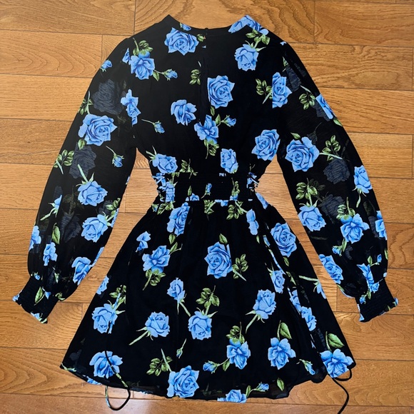 NWT Free People floral lace up dress size small - Picture 7 of 7